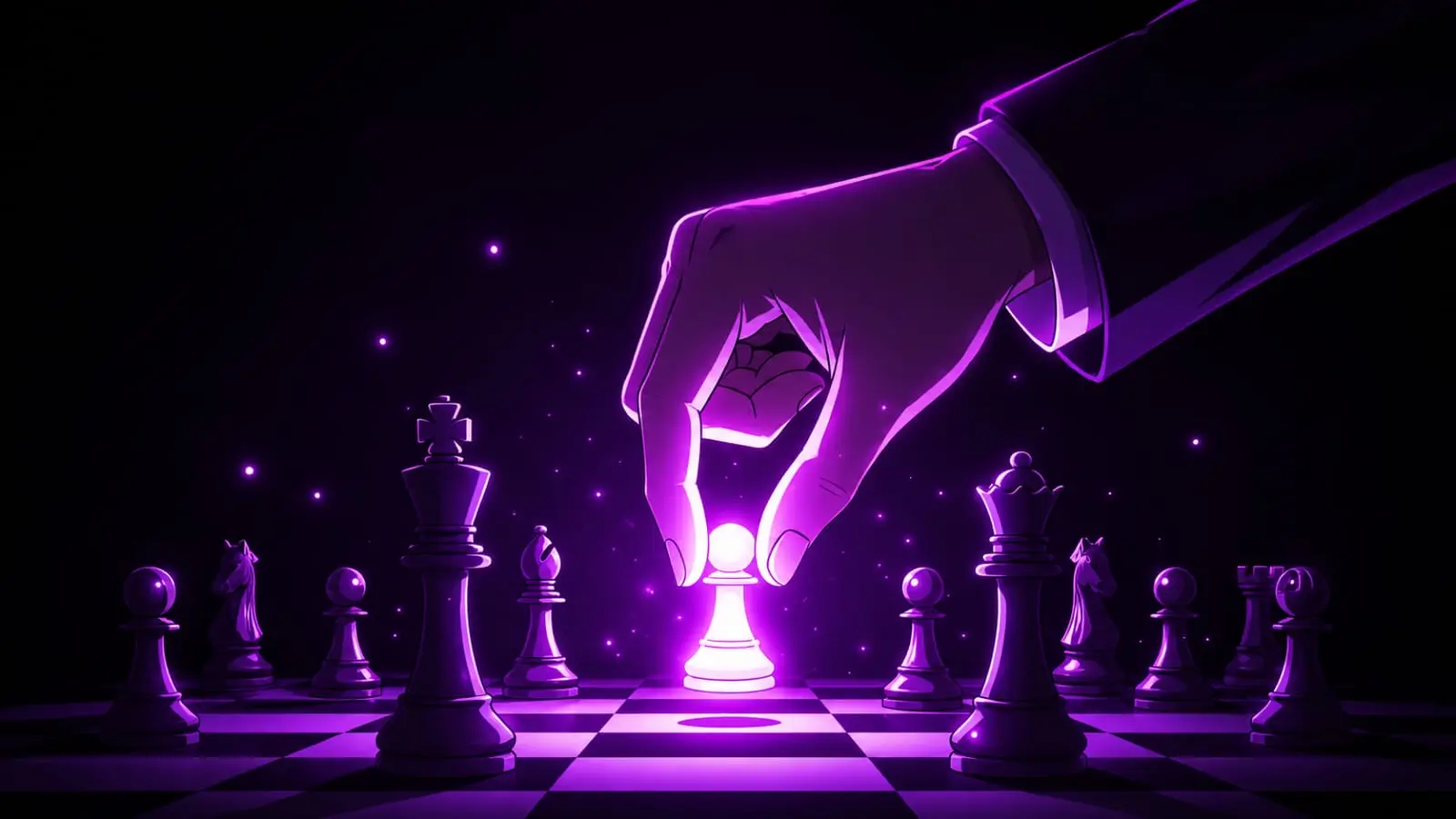 glowing purple creator collaboration space representing the power of building genuine connections between content creators