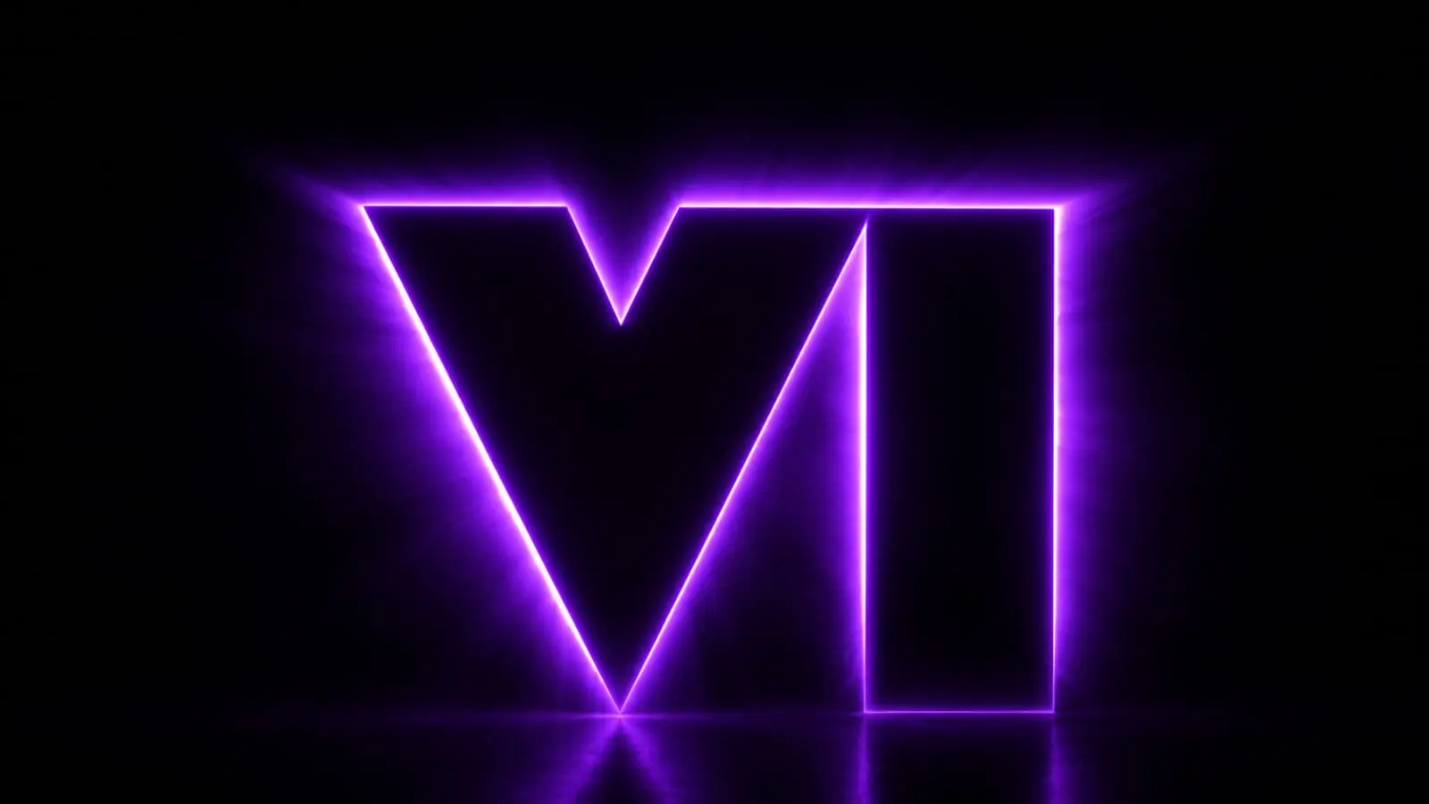 GTA 6 neon logo representing the game's 2026 India release