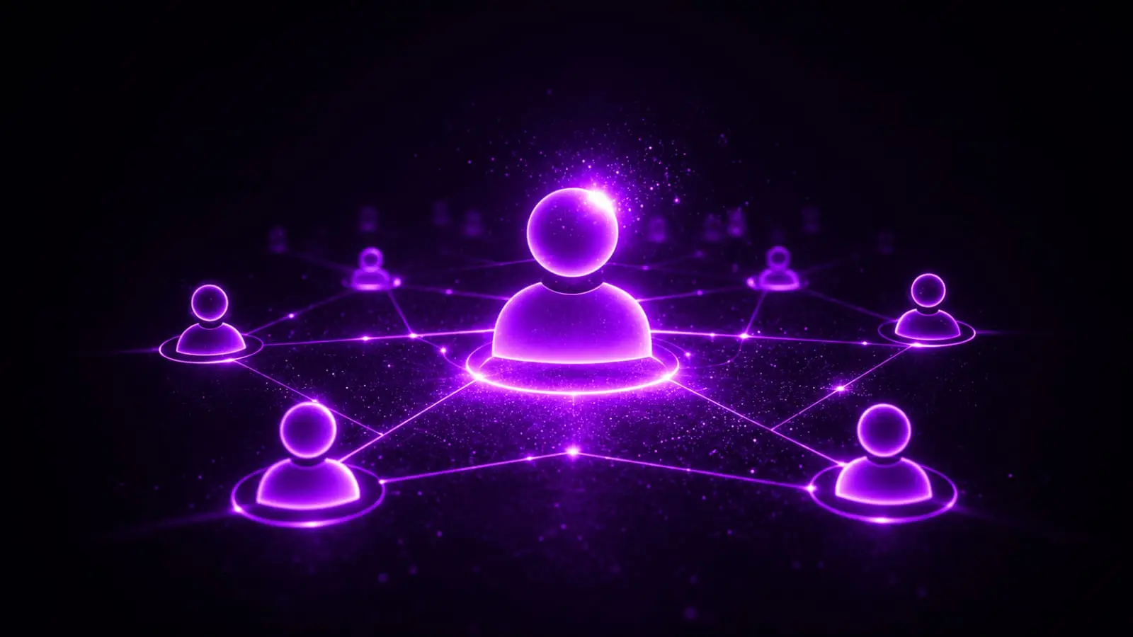 purple digital globe with network connections representing global creator audience built through Quora Spaces