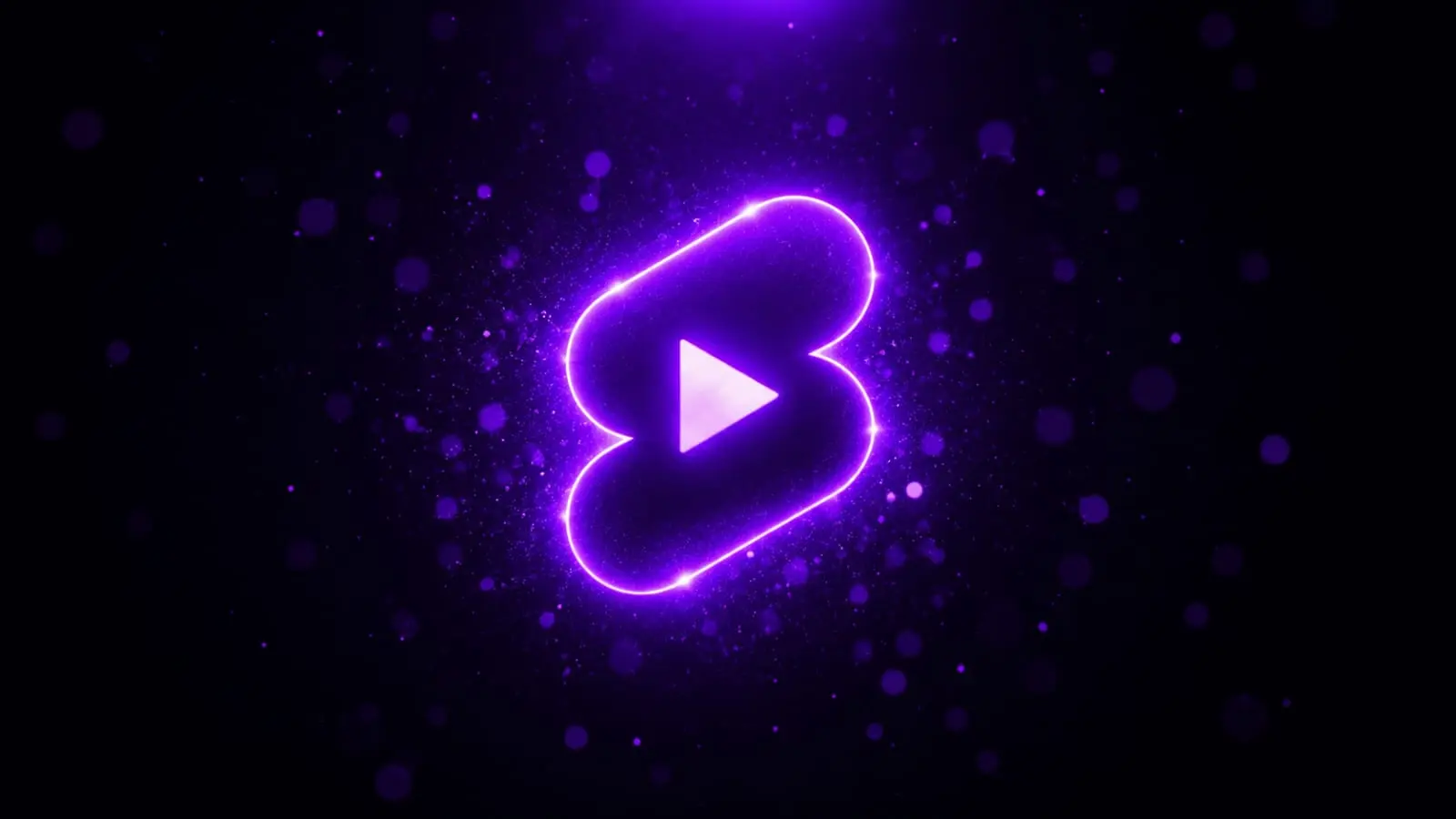 Glowing purple play button representing short video monetisation strategy for Indian creators in 2026